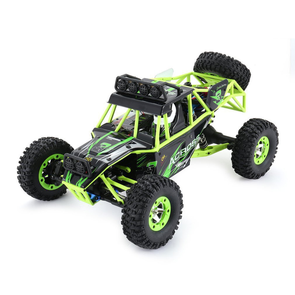 RM-242023 2.4G 1:12 4WD Crawler Remote Control RC Car With LED Light Two Battery Buggy Vehicle with LED Light